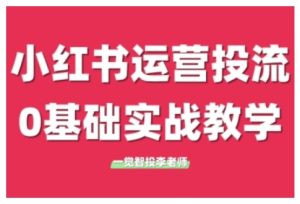 小红书运营投流,小红书广告投放从0到1的实战课,学完即可开始投放(更新26年)-项目联盟