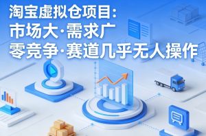 淘宝虚拟仓项目，市场大，需求广，零竞争，赛道几乎没人操作-项目联盟