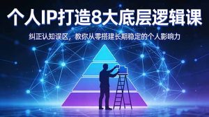 付费文章：个人IP打造8大底层逻辑课：纠正认知误区，教你从零搭建长期稳定的个人影响力-项目联盟