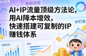 AI+IP流量顶级方法论，用AI降本增效，快速搭建可复制的IP賺钱体系-项目联盟
