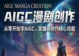AIGC精品漫剧创作全流程解析，S级漫剧教学，从零开始学AIGC漫剧创作-项目联盟