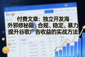 付费文章：独立开发海外邪修秘籍，合规、稳定、暴力提升谷歌广告收益的实战方法-项目联盟
