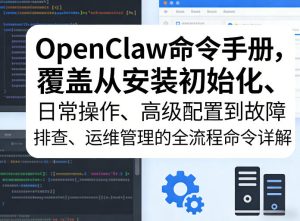 OpenClaw命令手册，覆盖从安装初始化、日常操作、高级配置到故障排查、运维管理的全流程命令详解-项目联盟