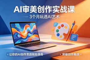 AI审美创作实战课，3个月玩透AI艺术，让你的AI创作思路脱胎换骨，突破创作瓶颈-项目联盟