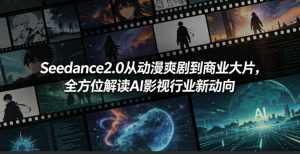 Seedance2.0从动漫爽剧到商业大片,全方位解读AI影视行业新动向-项目联盟