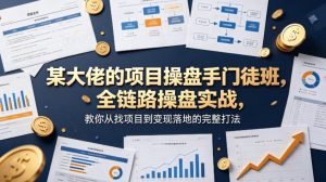 某大佬的项目操盘手门徒班，全链路操盘实战，教你从找项目到变现落地的完整打法-项目联盟