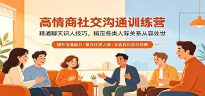 高情商社交沟通训练营：精通聊天识人技巧，搞定各类人际关系从容处世-项目联盟