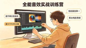 全能音效实战训练营：数千种分类音效+数十个FCPX工程，告别音效单一，剪出电影质感-项目联盟