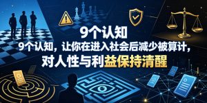 付费文章：9个认知，让你在进入社会后减少被算计，对人性与利益保持清醒-项目联盟