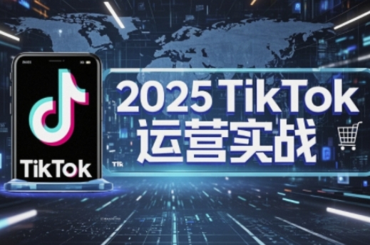 2025TikTok电商运营，掌握TikTok店铺运营核心技巧，实现低成本高转化-项目联盟