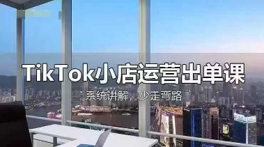 TikTok小店运营出单课，从开店选品、运营出单、发货回款，进行全流程讲解-项目联盟